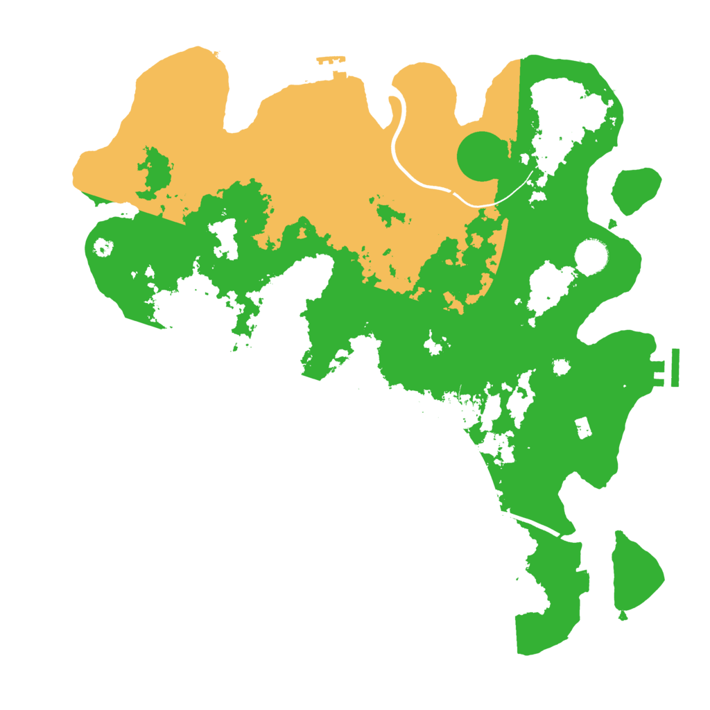 Biome Rust Map: Procedural Map, Size: 3750, Seed: 1882137920