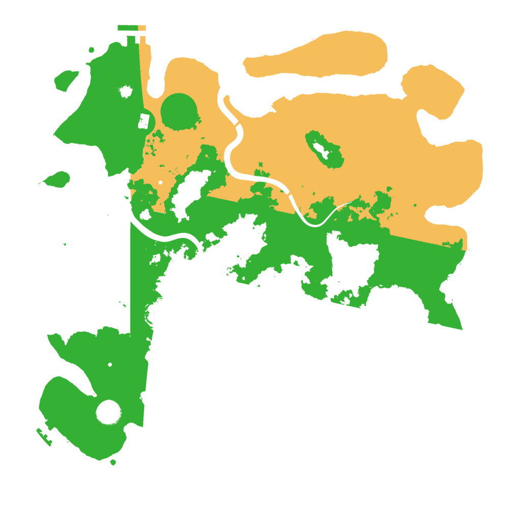 Biome Rust Map: Procedural Map, Size: 3750, Seed: 870042030