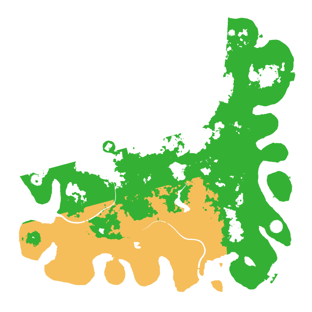 Biome Rust Map: Procedural Map, Size: 4250, Seed: 1264177961