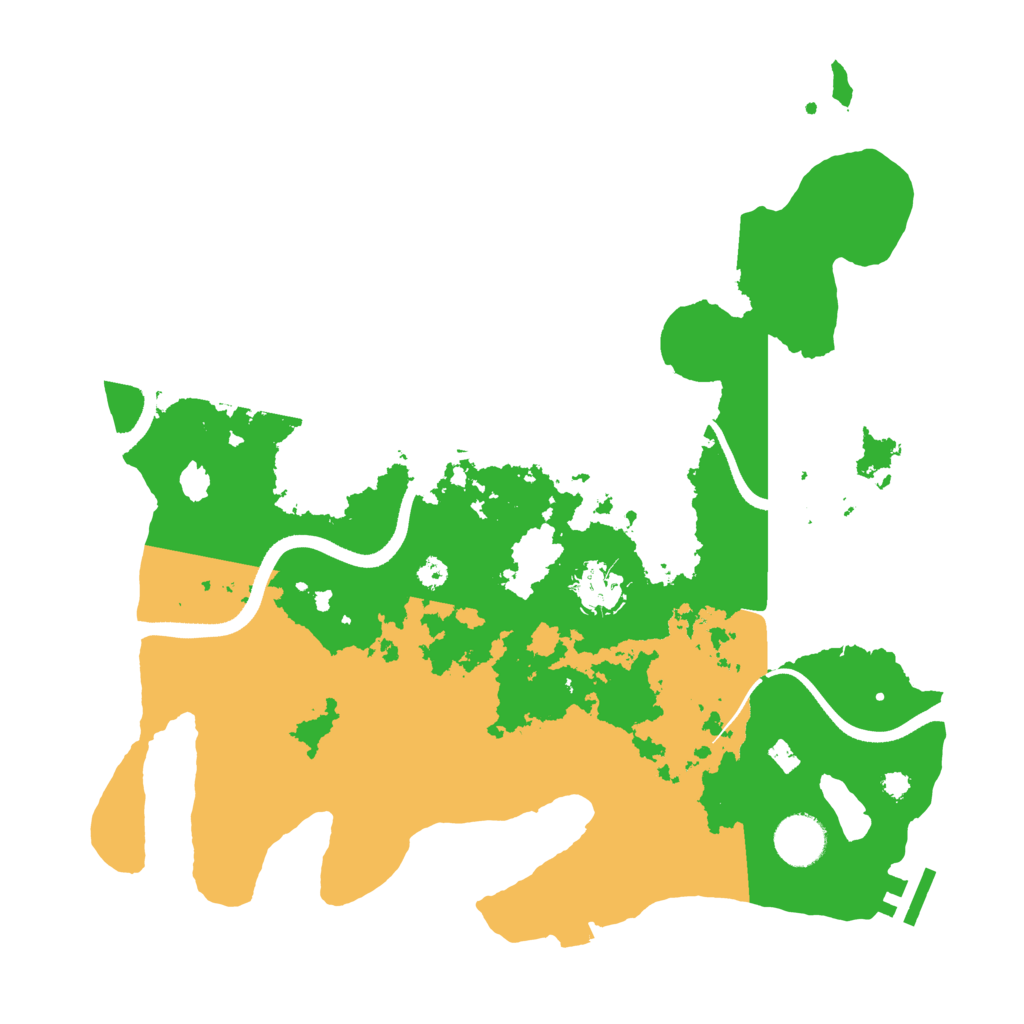 Biome Rust Map: Procedural Map, Size: 3500, Seed: 699392157