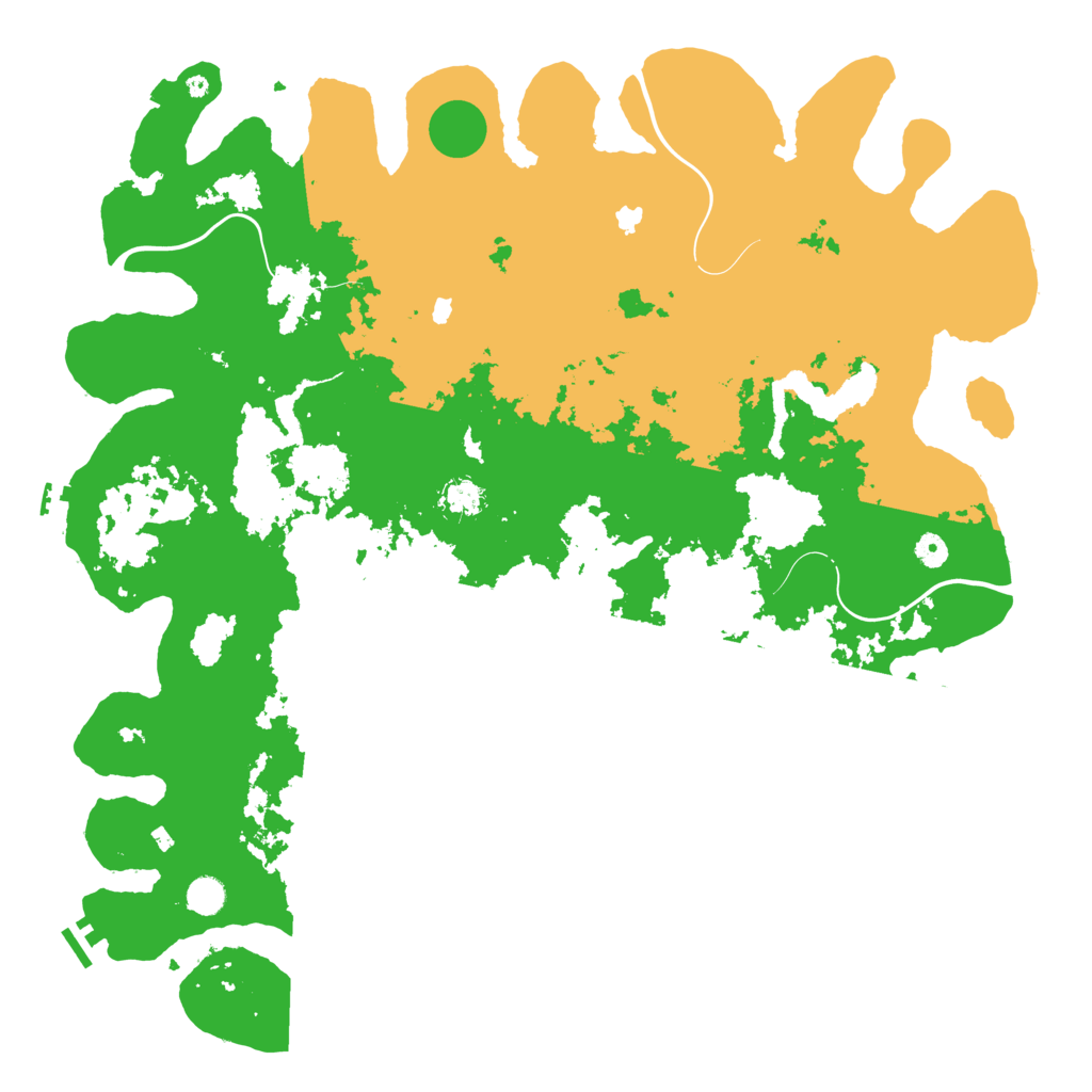 Biome Rust Map: Procedural Map, Size: 5000, Seed: 954674284