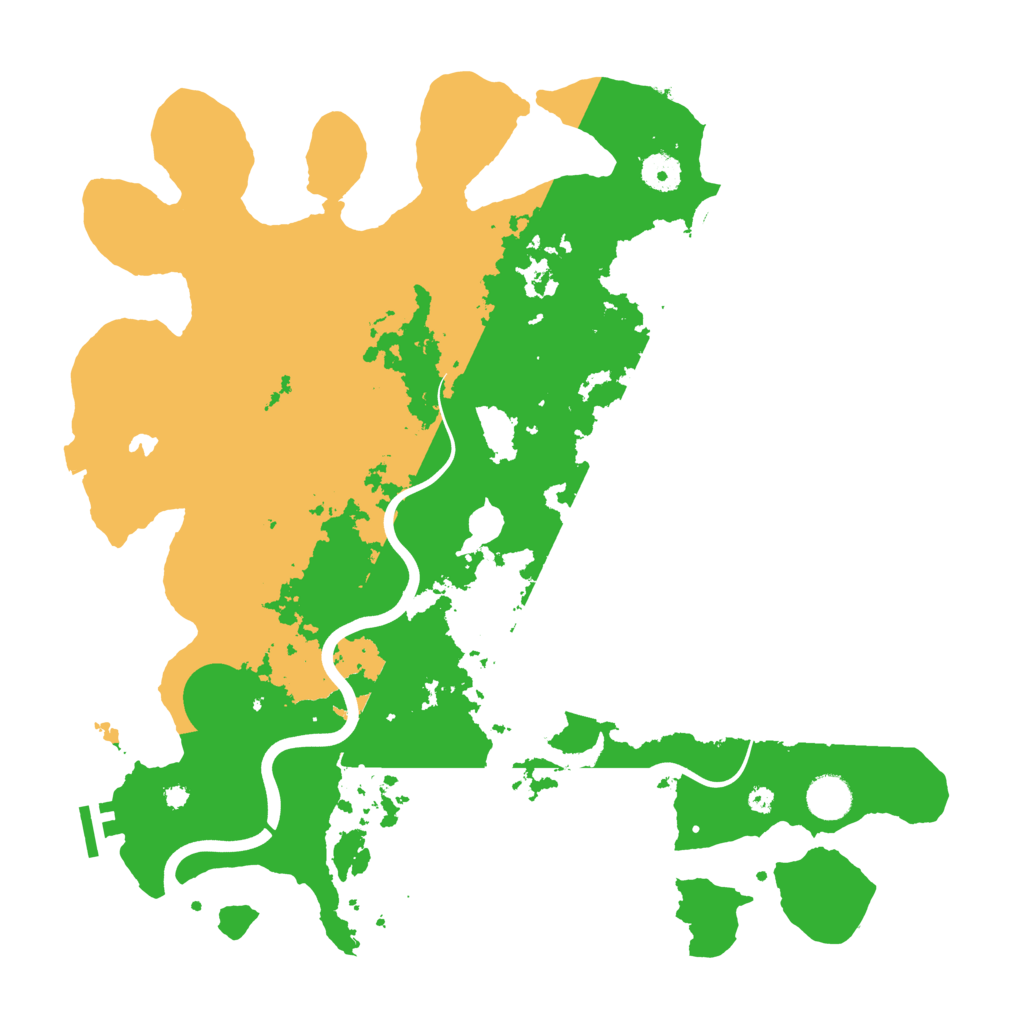 Biome Rust Map: Procedural Map, Size: 4000, Seed: 1646992058