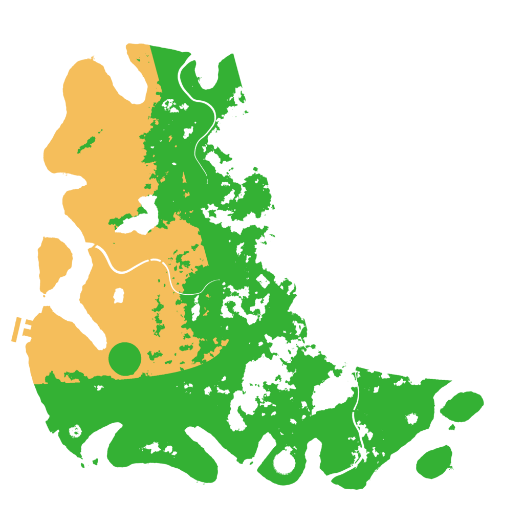 Biome Rust Map: Procedural Map, Size: 4250, Seed: 522555739