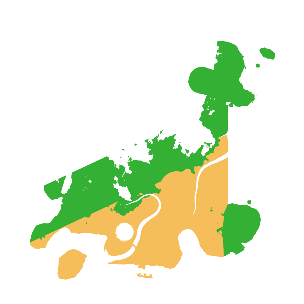 Biome Rust Map: Procedural Map, Size: 3000, Seed: 1213204370
