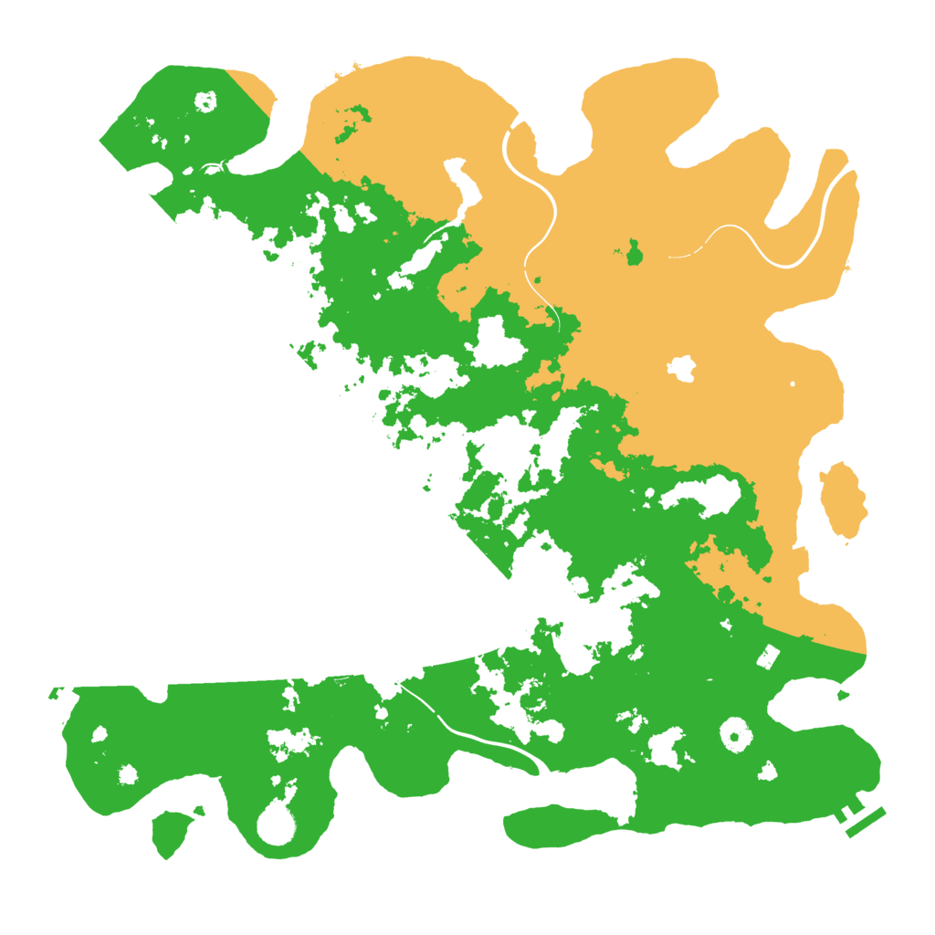 Biome Rust Map: Procedural Map, Size: 4250, Seed: 1297202483