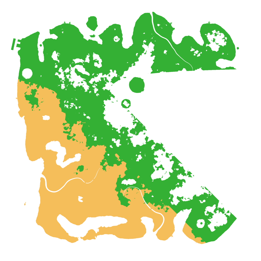 Biome Rust Map: Procedural Map, Size: 4500, Seed: 1835570540