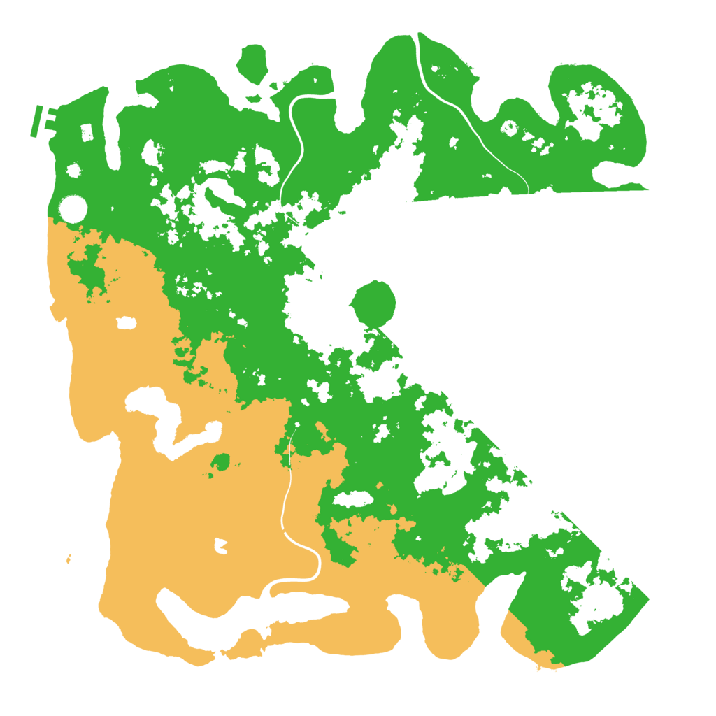 Biome Rust Map: Procedural Map, Size: 4500, Seed: 1835570540