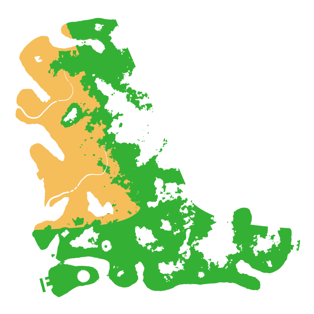 Biome Rust Map: Procedural Map, Size: 4500, Seed: 356700222