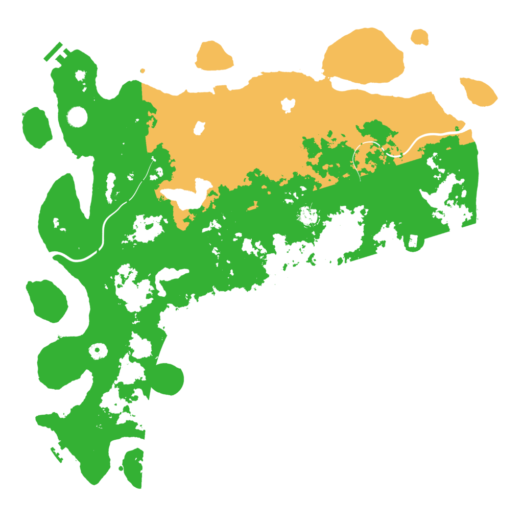 Biome Rust Map: Procedural Map, Size: 4500, Seed: 954985429
