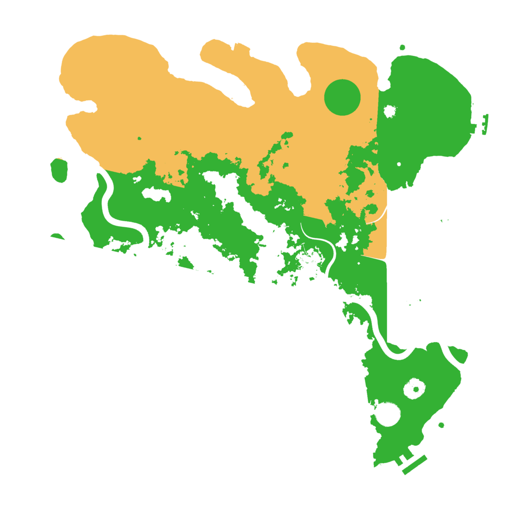 Biome Rust Map: Procedural Map, Size: 3750, Seed: 1804991621