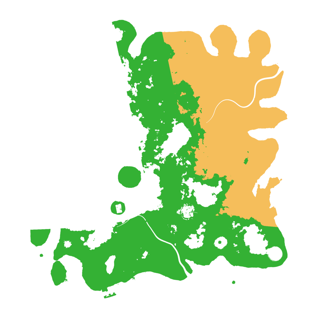 Biome Rust Map: Procedural Map, Size: 3850, Seed: 345
