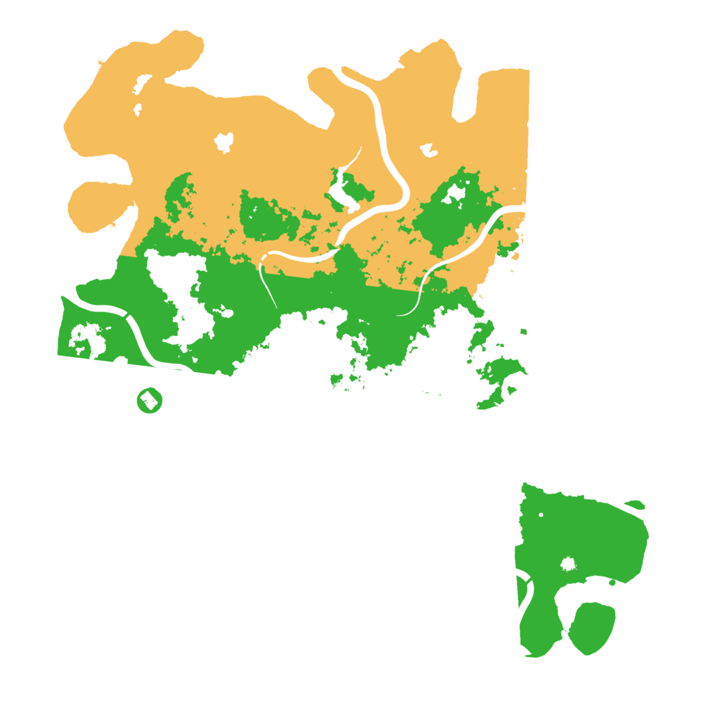 Biome Rust Map: Procedural Map, Size: 4500, Seed: 511563390