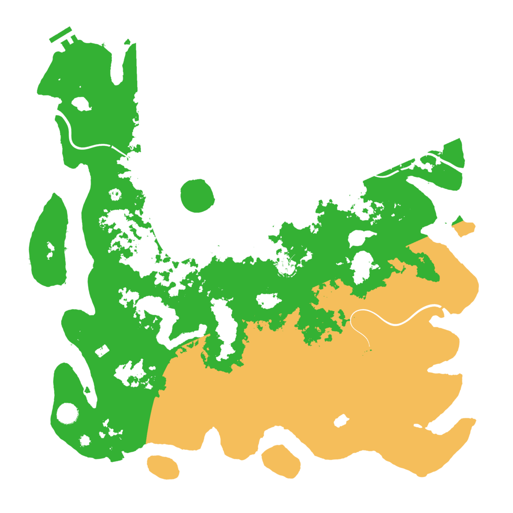 Biome Rust Map: Procedural Map, Size: 4250, Seed: 12763182