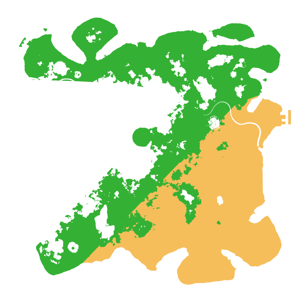 Biome Rust Map: Procedural Map, Size: 4250, Seed: 889149848