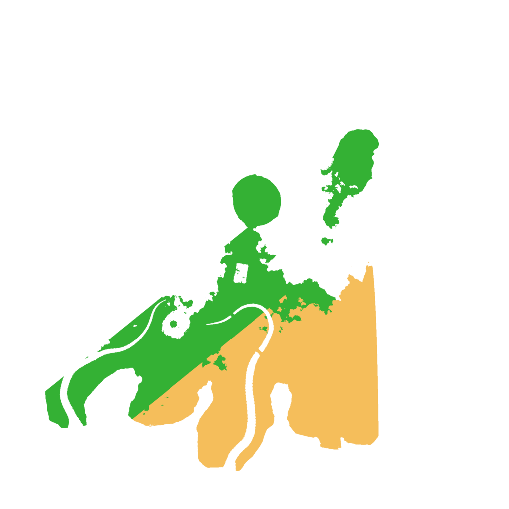 Biome Rust Map: Procedural Map, Size: 2800, Seed: 1502