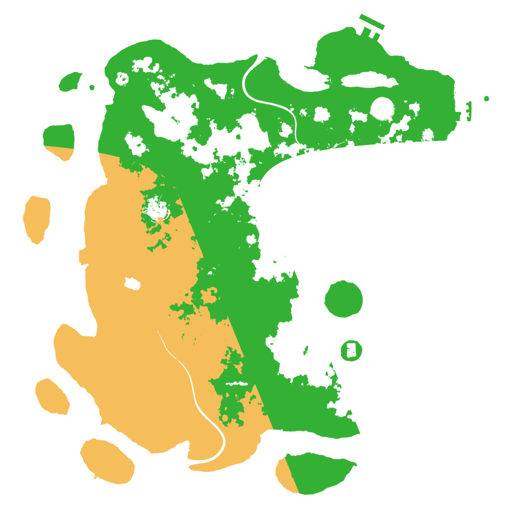 Biome Rust Map: Procedural Map, Size: 4000, Seed: 453462138
