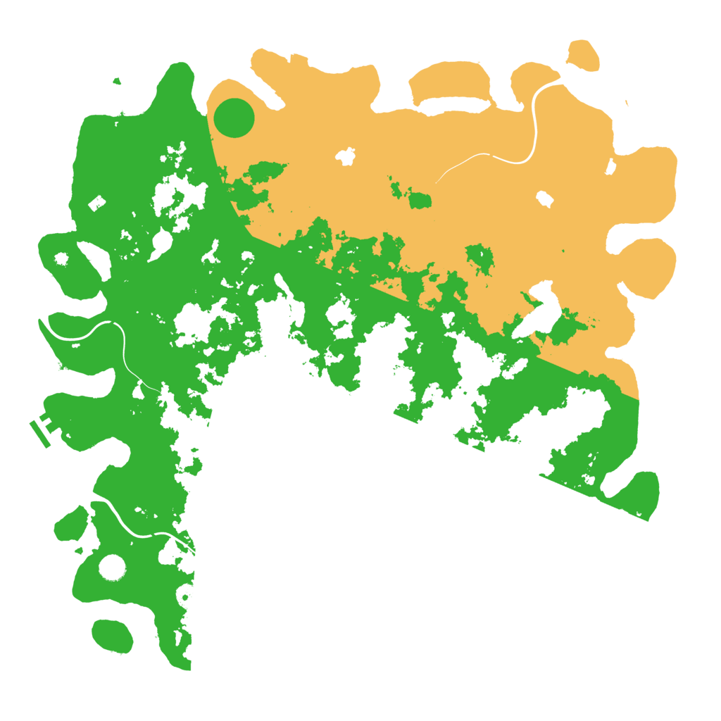 Biome Rust Map: Procedural Map, Size: 4800, Seed: 214560129