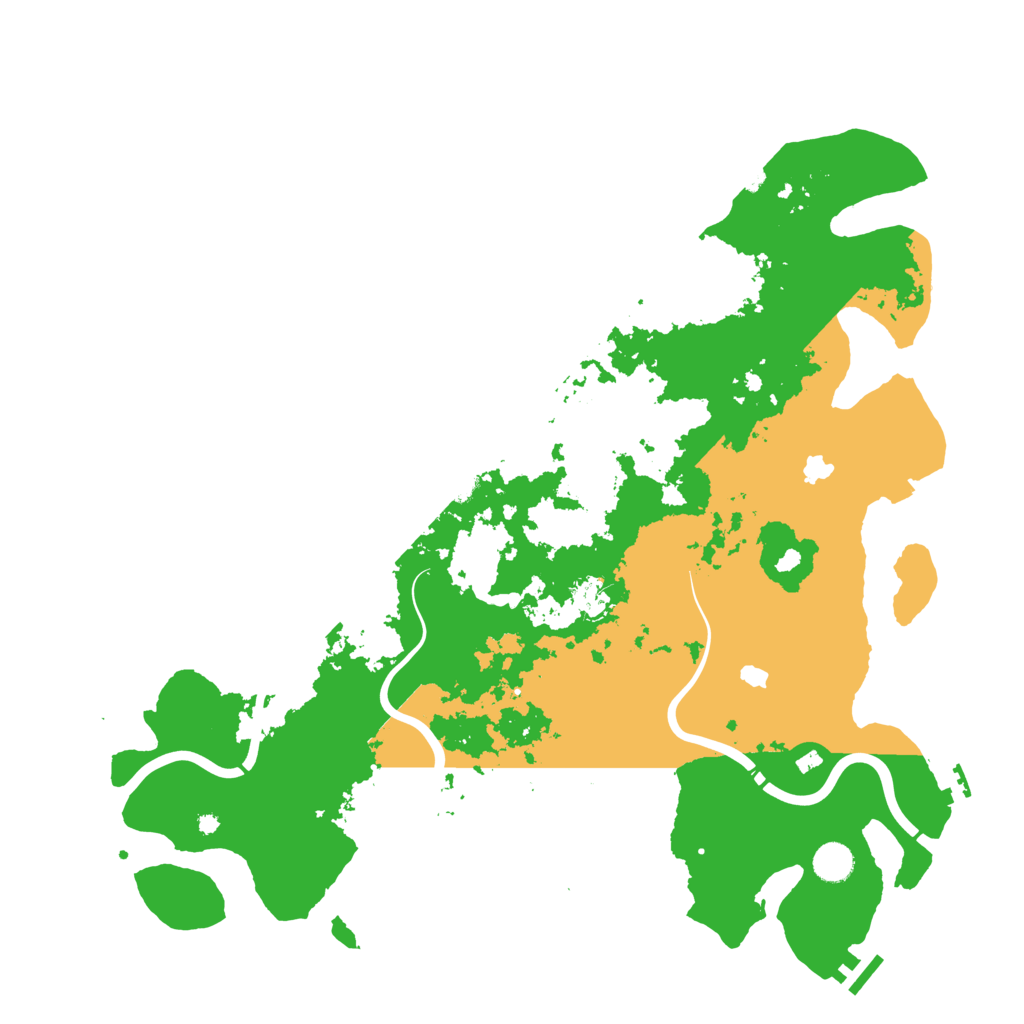 Biome Rust Map: Procedural Map, Size: 4500, Seed: 457134930