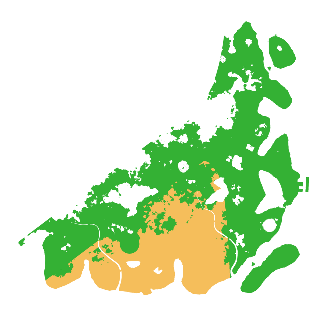 Biome Rust Map: Procedural Map, Size: 4250, Seed: 1830551511