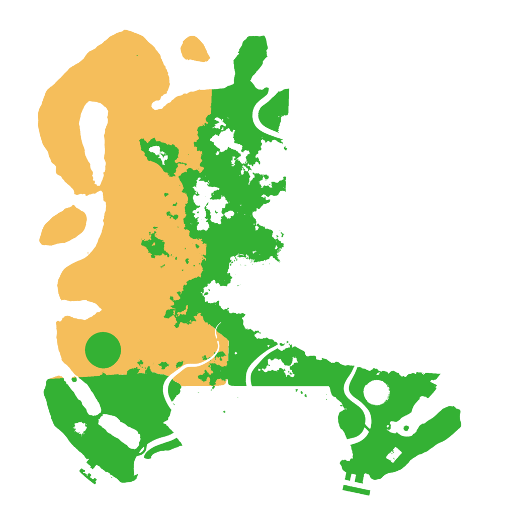 Biome Rust Map: Procedural Map, Size: 3800, Seed: 536795587