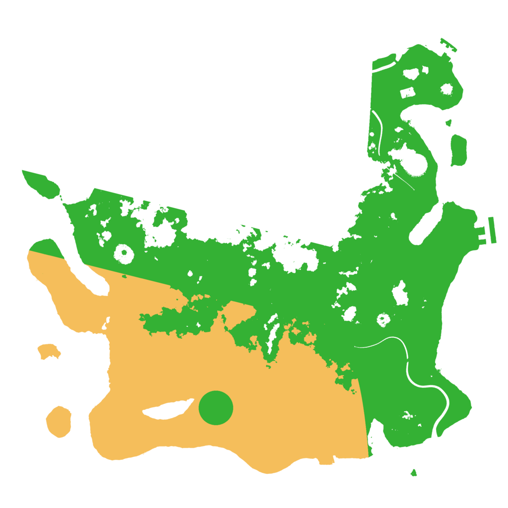 Biome Rust Map: Procedural Map, Size: 3900, Seed: 874262172