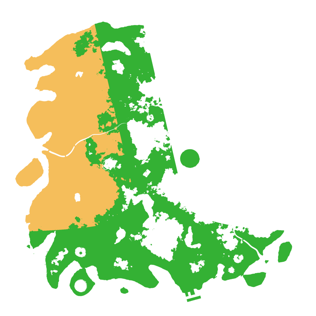 Biome Rust Map: Procedural Map, Size: 4500, Seed: 22766