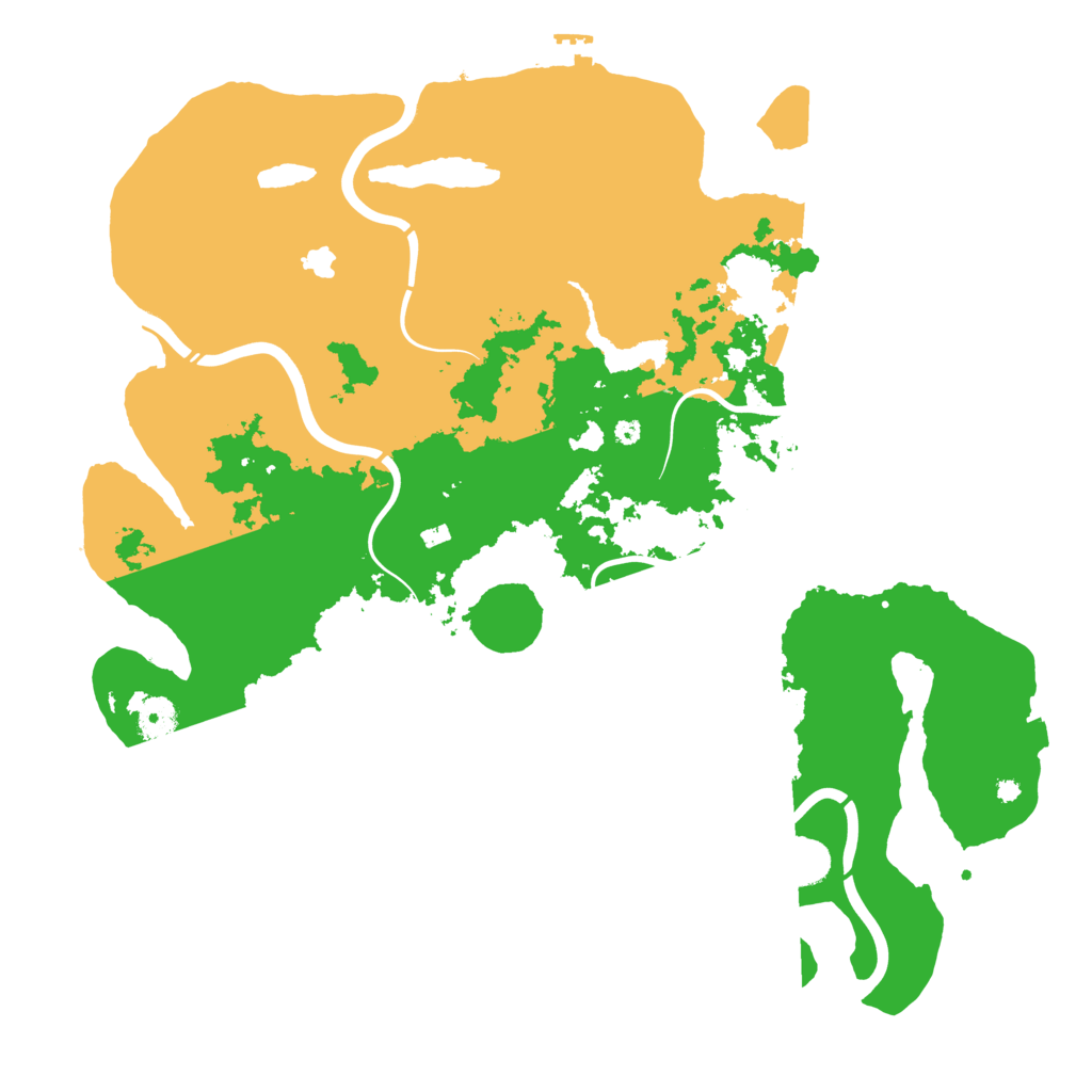 Biome Rust Map: Procedural Map, Size: 4250, Seed: 103854697