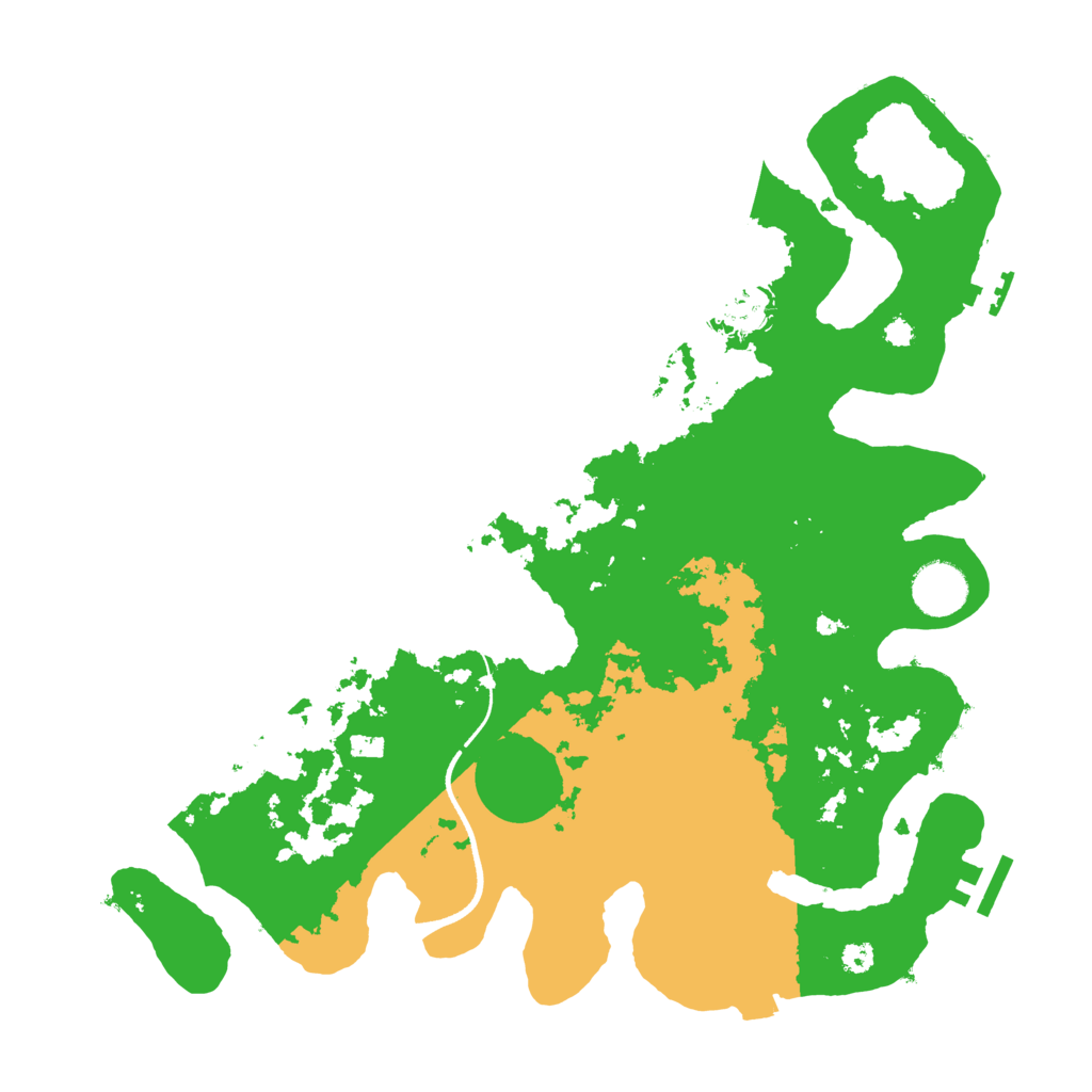 Biome Rust Map: Procedural Map, Size: 3500, Seed: 2000669