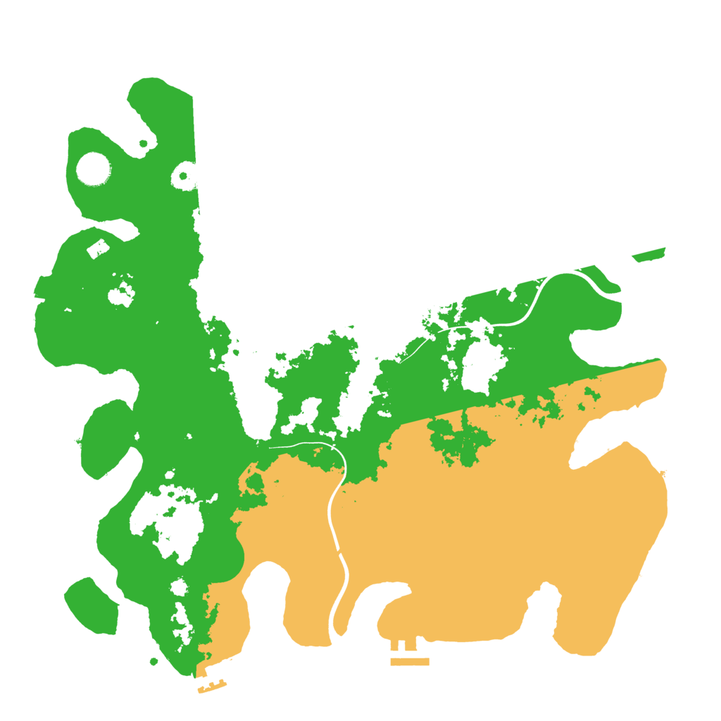 Biome Rust Map: Procedural Map, Size: 3752, Seed: 1