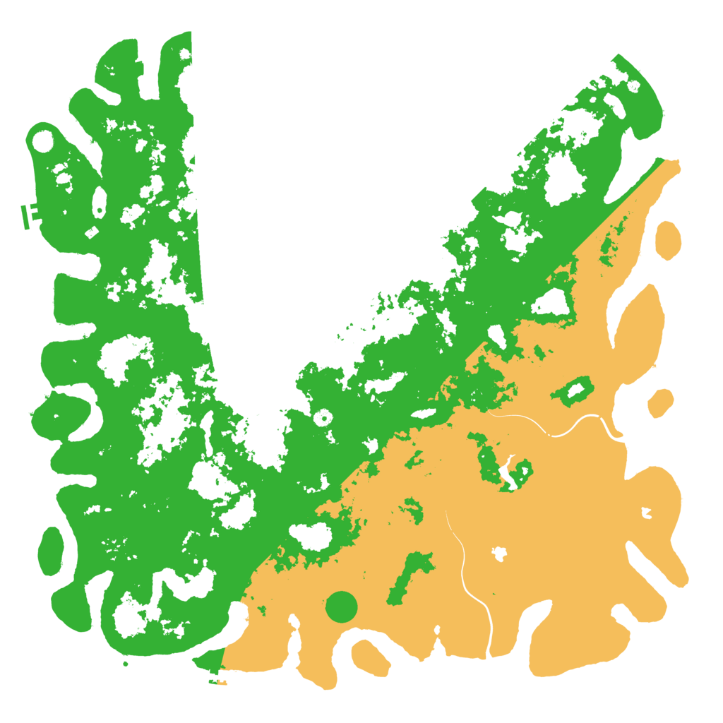 Biome Rust Map: Procedural Map, Size: 6000, Seed: 144444751