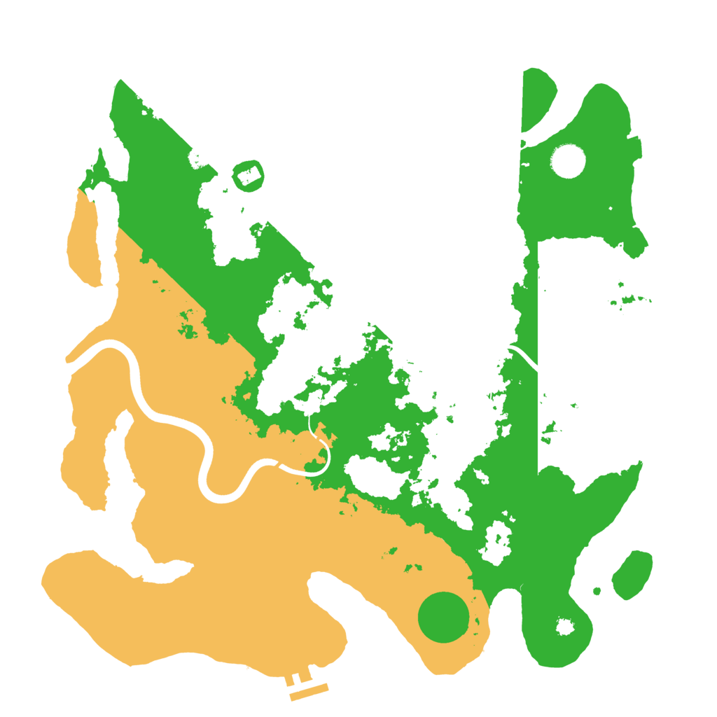 Biome Rust Map: Procedural Map, Size: 3700, Seed: 1648382072