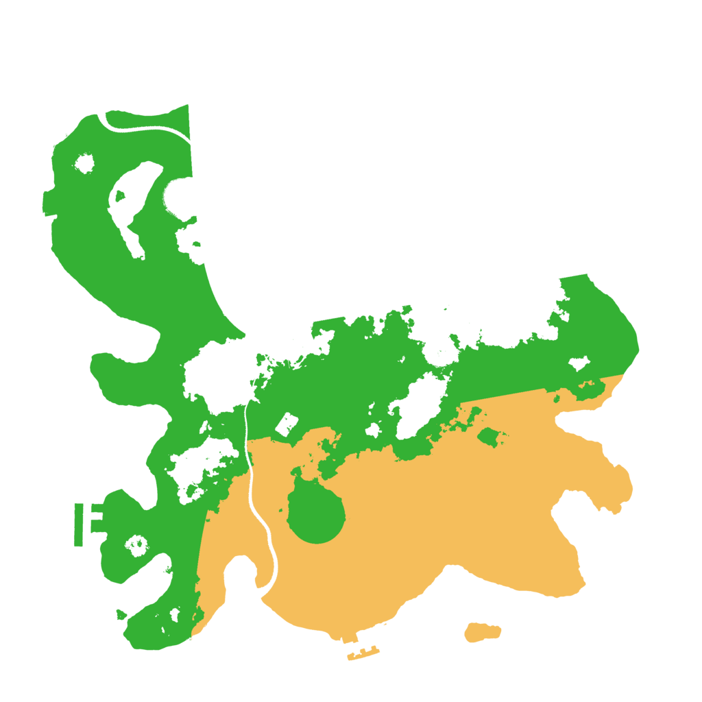 Biome Rust Map: Procedural Map, Size: 3300, Seed: 1009179487