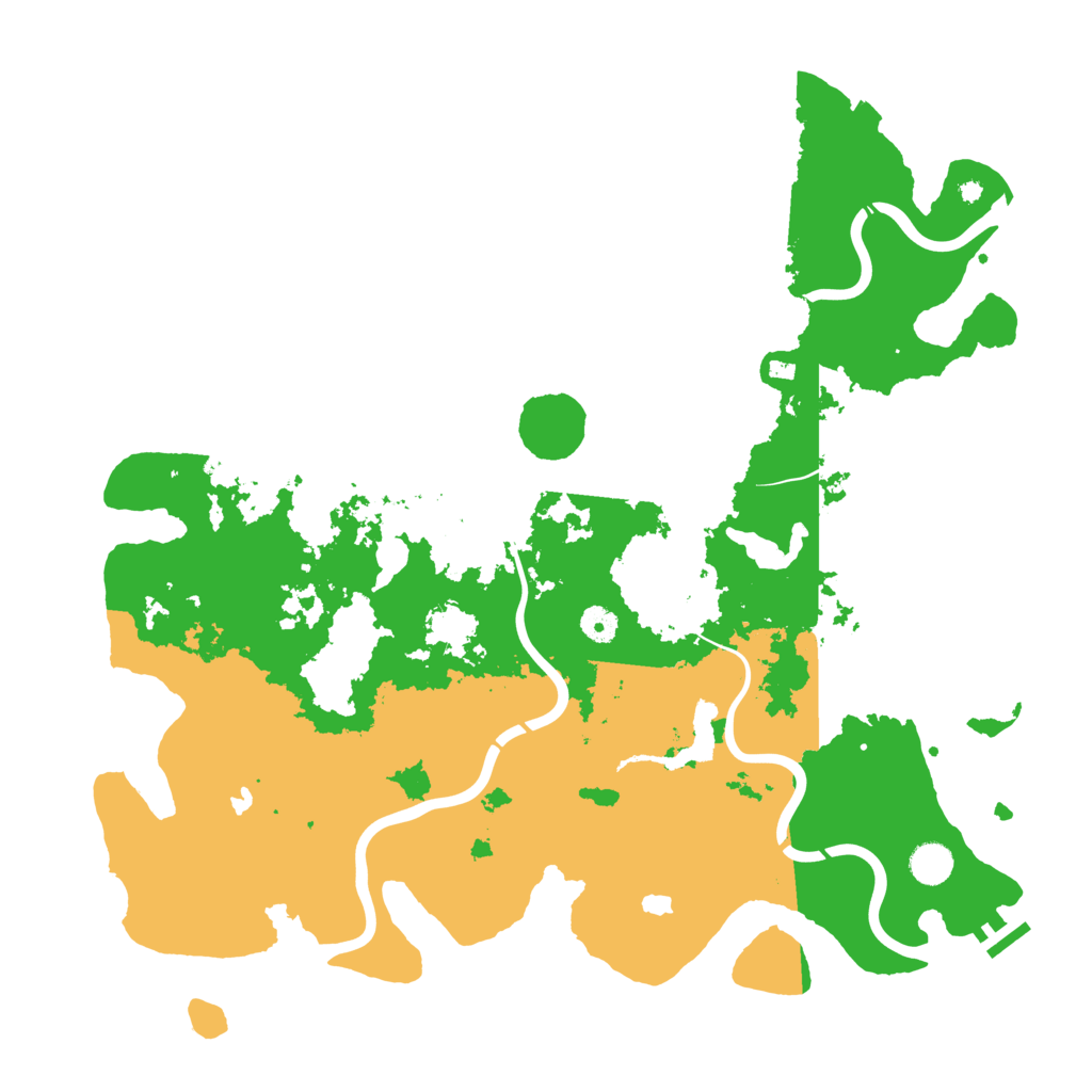 Biome Rust Map: Procedural Map, Size: 4500, Seed: 929790658