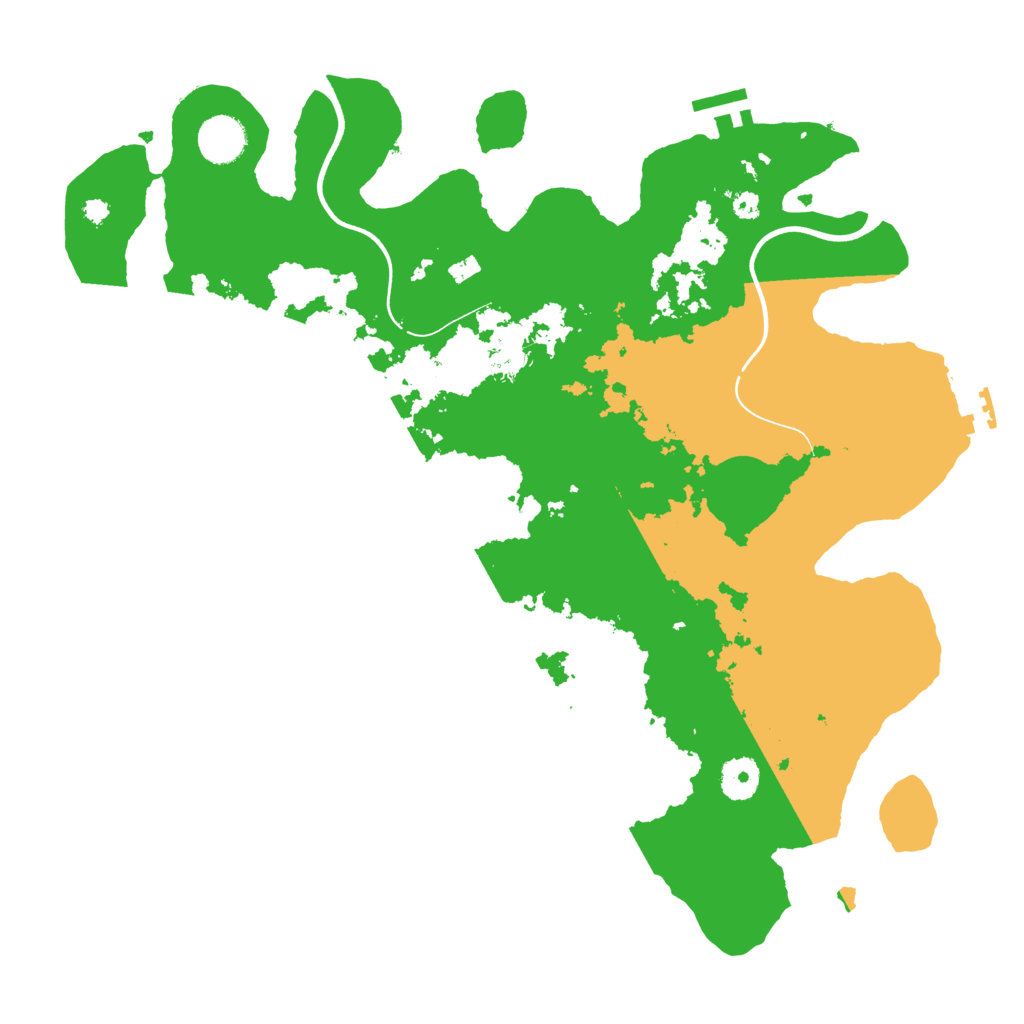 Biome Rust Map: Procedural Map, Size: 3750, Seed: 375651663