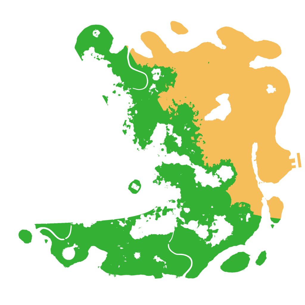 Biome Rust Map: Procedural Map, Size: 4250, Seed: 451818300