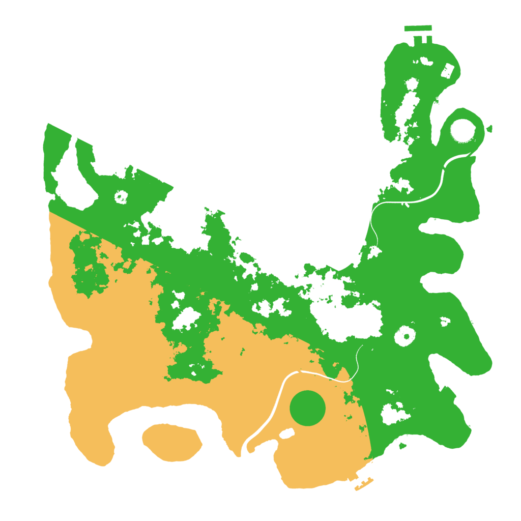 Biome Rust Map: Procedural Map, Size: 3850, Seed: 612330065