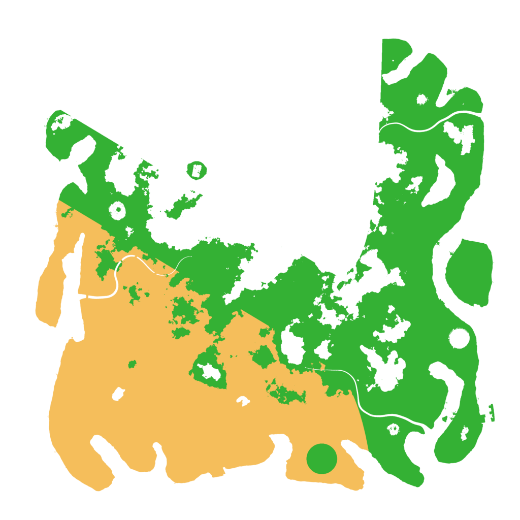 Biome Rust Map: Procedural Map, Size: 4500, Seed: 575765187