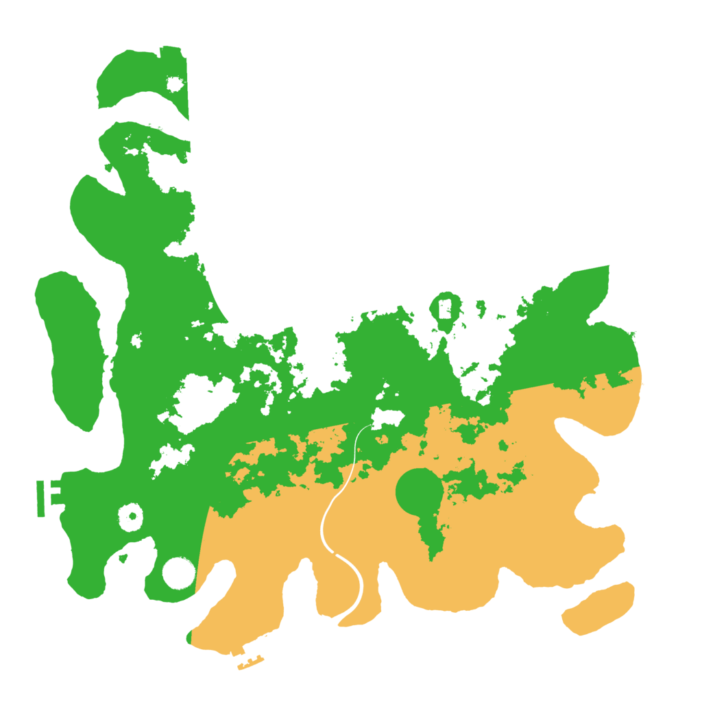 Biome Rust Map: Procedural Map, Size: 3900, Seed: 400