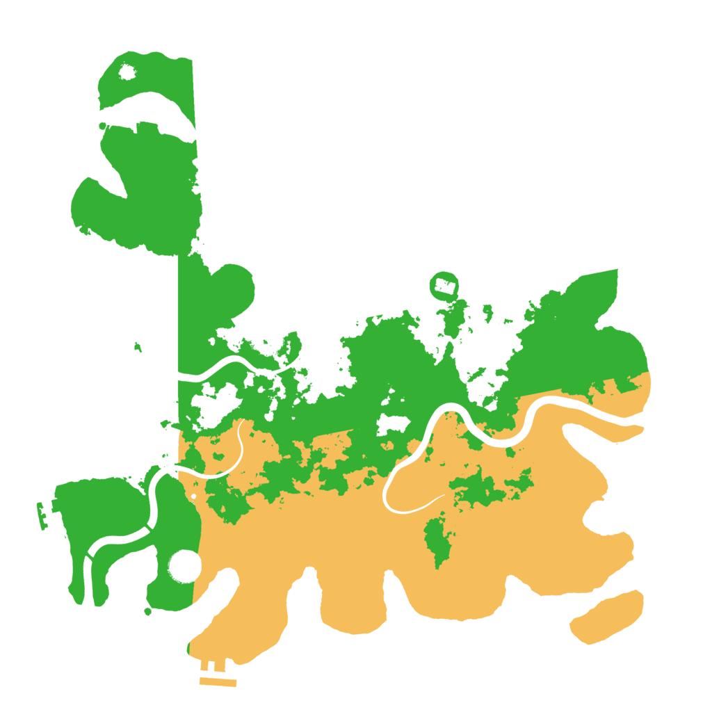 Biome Rust Map: Procedural Map, Size: 3900, Seed: 400