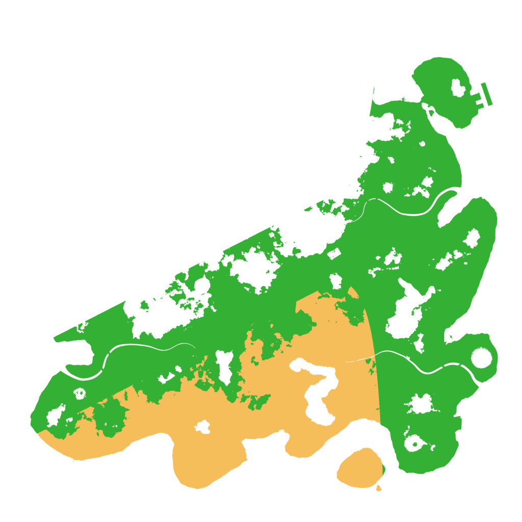 Biome Rust Map: Procedural Map, Size: 4500, Seed: 1881504513