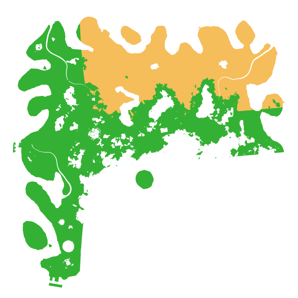 Biome Rust Map: Procedural Map, Size: 4500, Seed: 1447280729