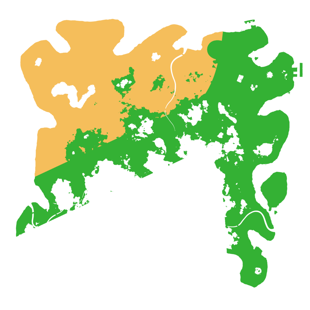 Biome Rust Map: Procedural Map, Size: 4500, Seed: 1480347307