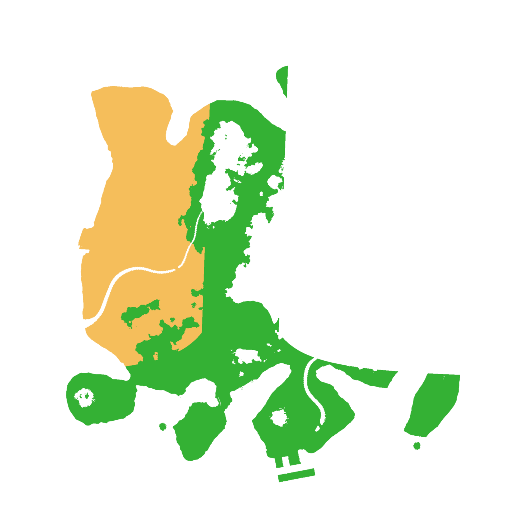 Biome Rust Map: Procedural Map, Size: 2800, Seed: 2500