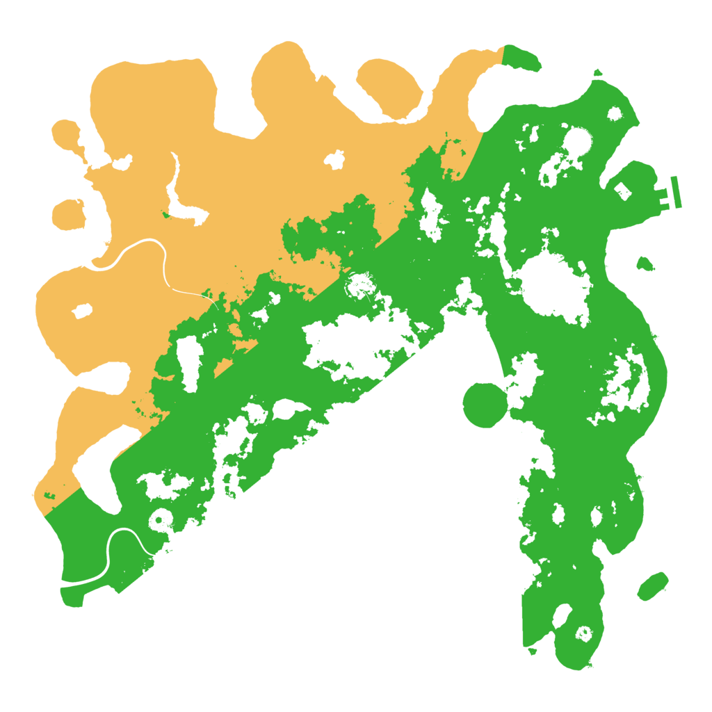 Biome Rust Map: Procedural Map, Size: 4500, Seed: 1047596611