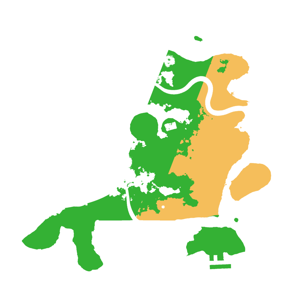 Biome Rust Map: Procedural Map, Size: 2800, Seed: 21465