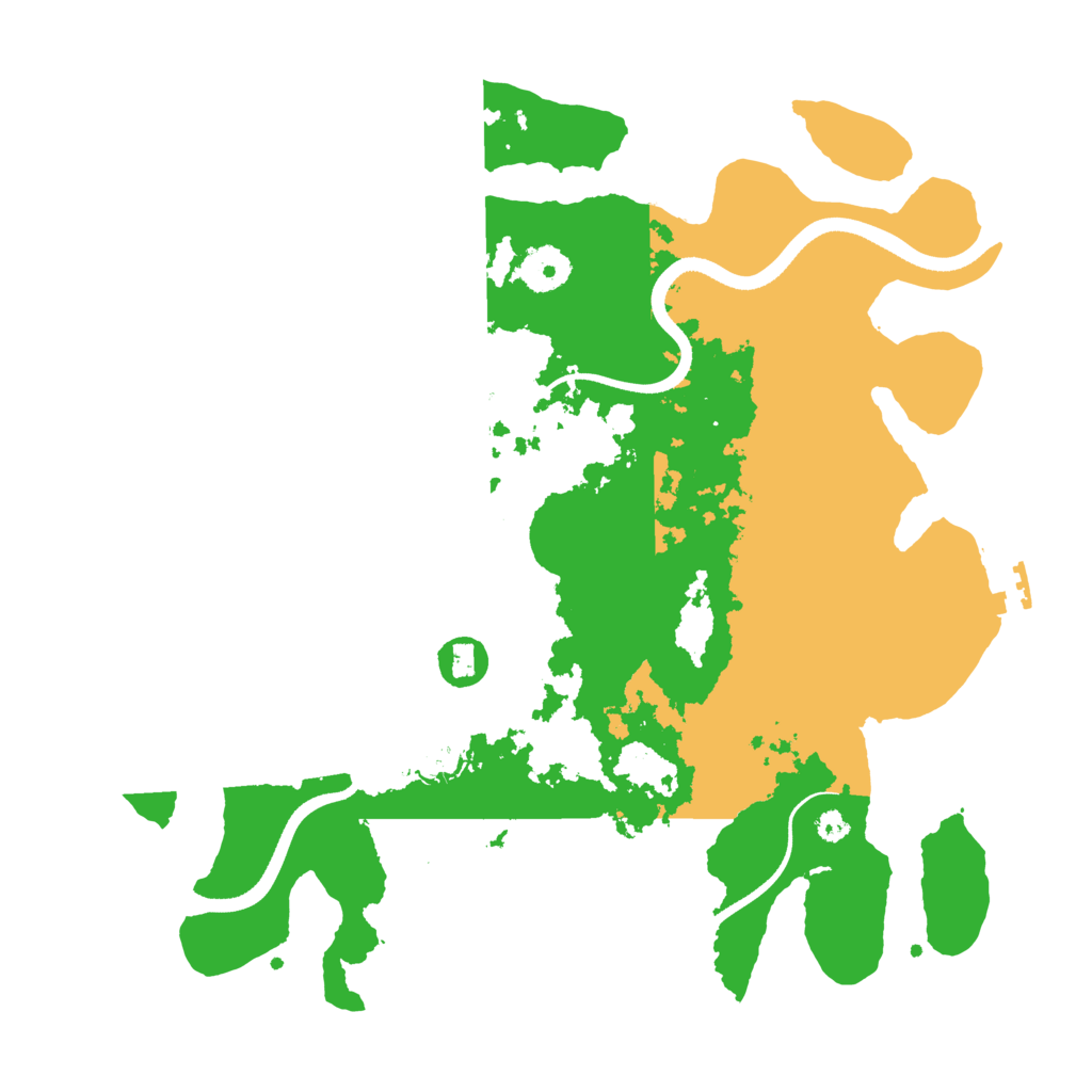 Biome Rust Map: Procedural Map, Size: 3500, Seed: 971367298
