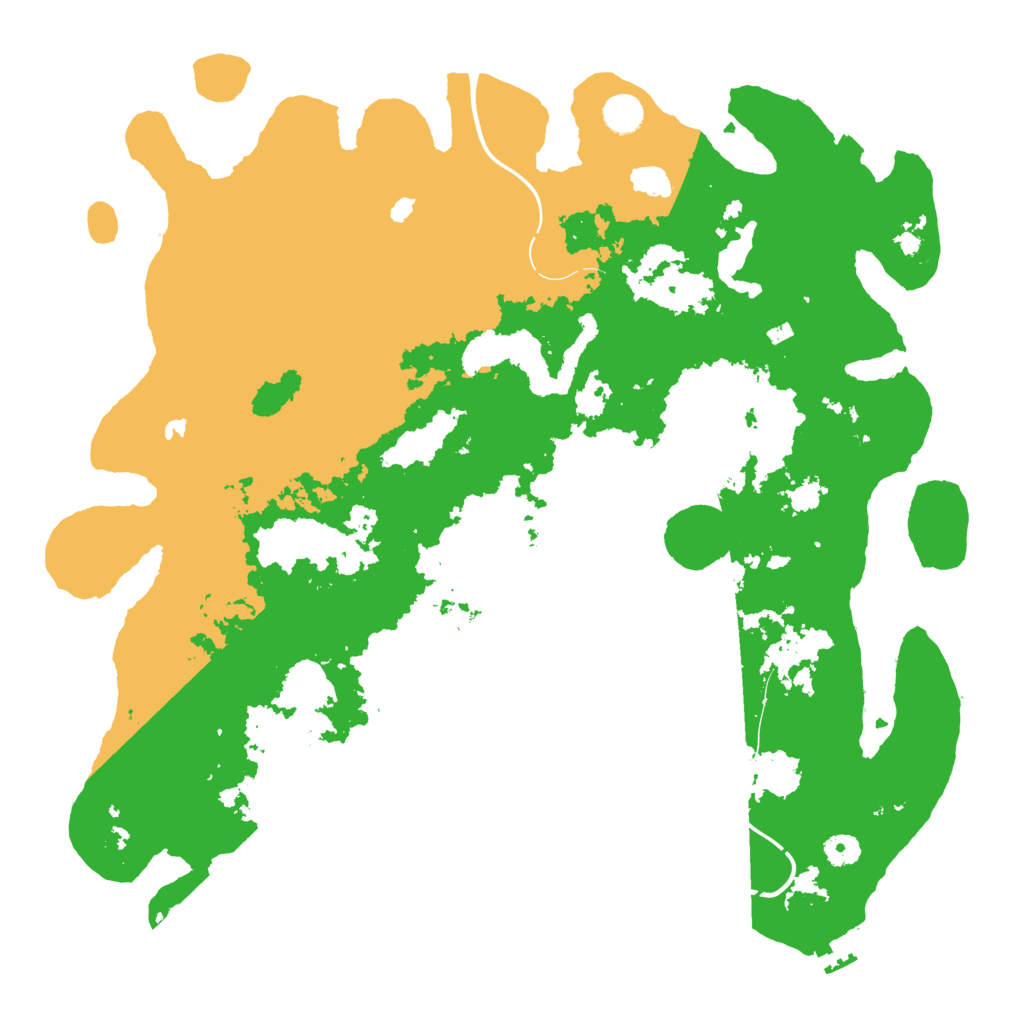 Biome Rust Map: Procedural Map, Size: 4500, Seed: 147662017