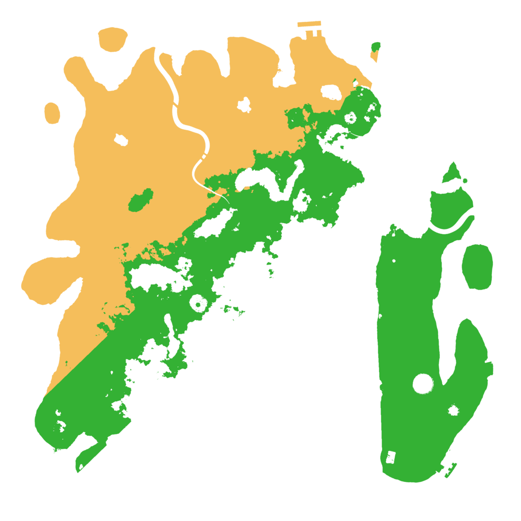 Biome Rust Map: Procedural Map, Size: 4500, Seed: 147662017