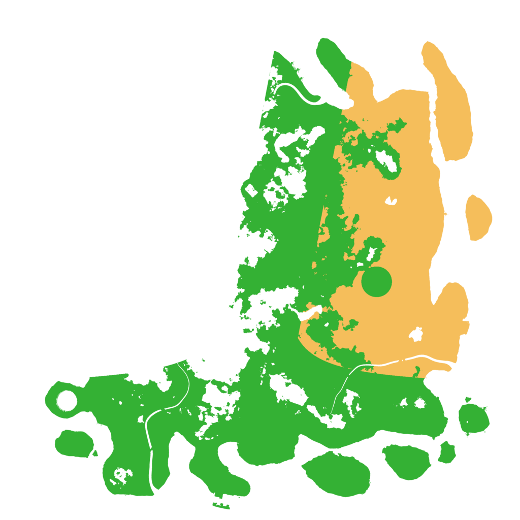 Biome Rust Map: Procedural Map, Size: 4500, Seed: 838963874