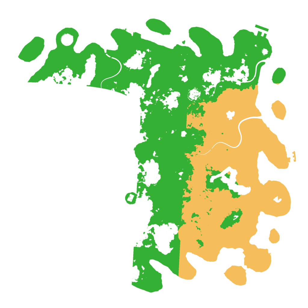 Biome Rust Map: Procedural Map, Size: 4500, Seed: 2062394414